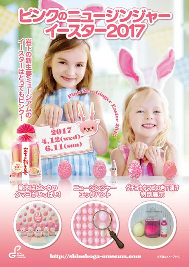 ピンクのニュージンジャーイースター2017
