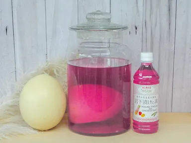 ダチョウのタマゴの“岩下漬け”特別展示