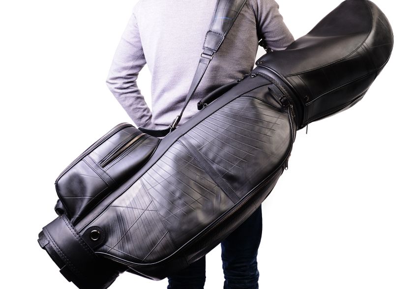 世界初、廃タイヤチューブを再利用した「キャディバッグ」が
「SEAL(R)」ブランドより4月14日新発売