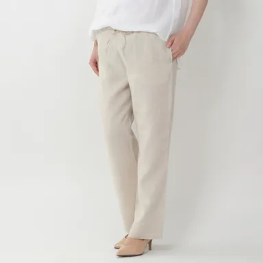 リネンシャツインリラクシングパンツ