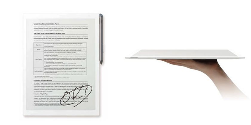 新開発ノンスリップパネル搭載の高解像度電子ペーパー採用により
読みやすさと書き味を大きく進化させたデジタルペーパー
『DPT-RP1』を発売