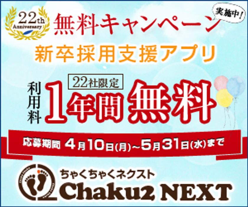 サーフボードが人事採用担当者向け
「創業22周年記念 人事部門活躍推進キャンペーン」を開催