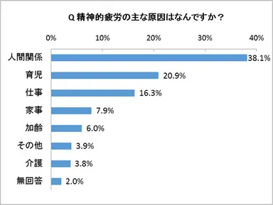 精神的疲労の主な原因はなんですか？
