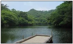 チェックポイント例 （穂高湖）