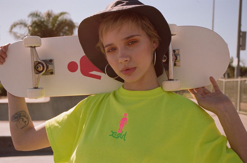 X-girlとスパイク・ジョーンズのスケートボードブランド
“GIRL-skateboards”がコラボレーションコレクションを発売！