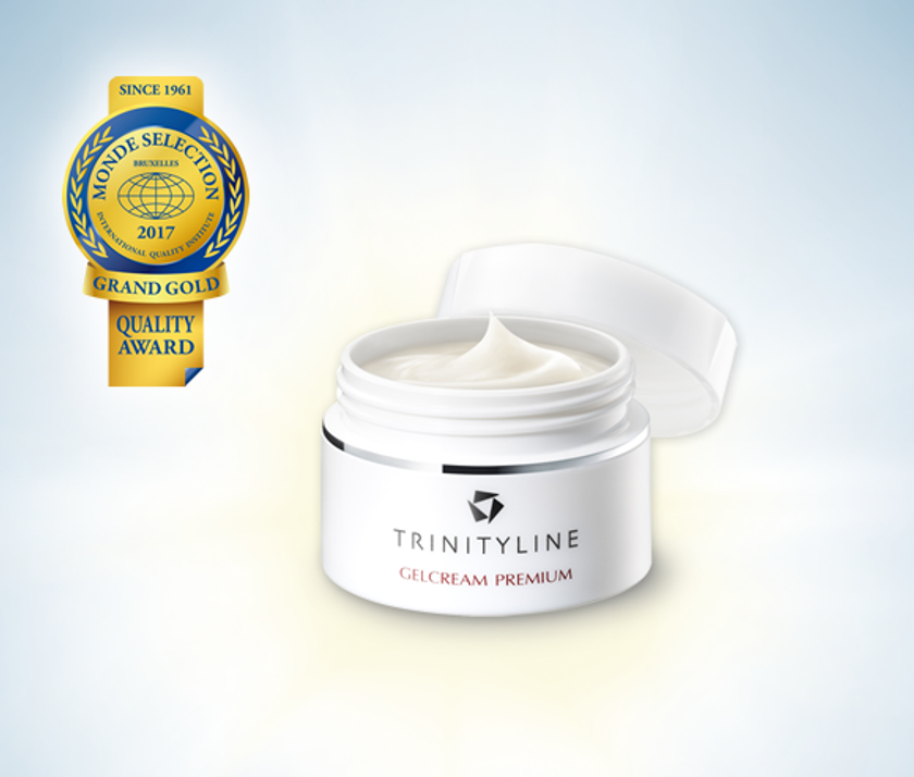 トリニティーライン『ジェルクリーム プレミアム』が
8年連続でモンドセレクション最高金賞を受賞