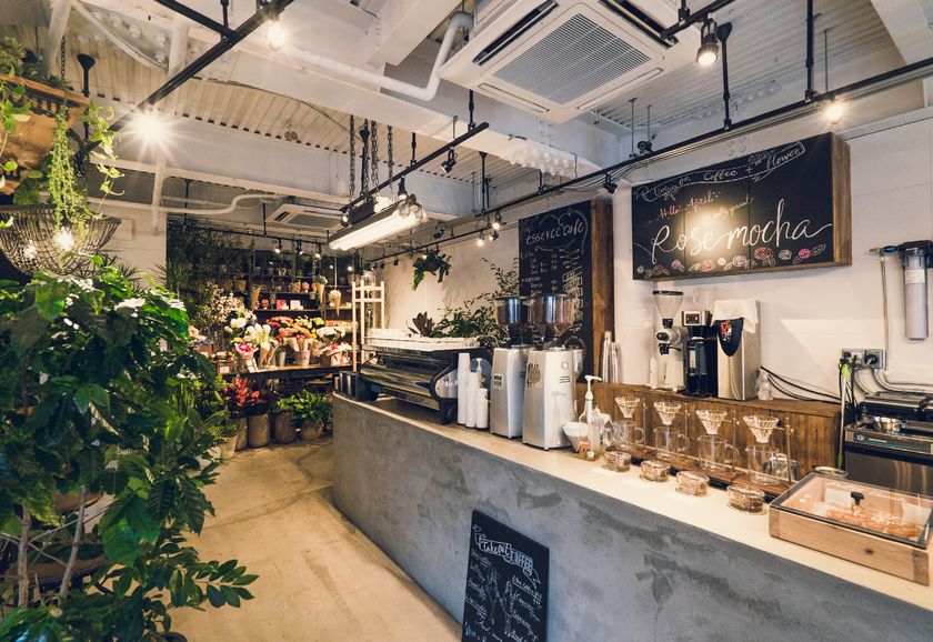 恵比寿駅 徒歩1分！花屋×カフェ『essence cafe』4/17OPEN
　女性バリスタが本格カフェメニューを提供