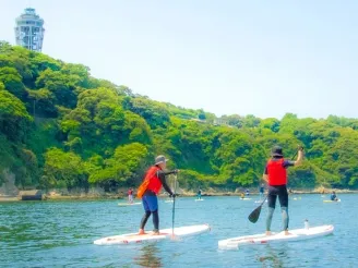 SUPで江の島一周