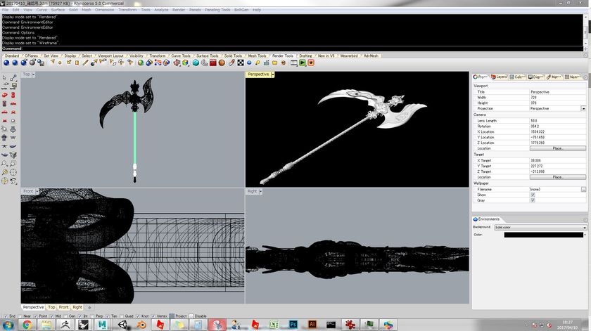 ニコニコ超会議2017×DMM.make 3DPRINT×バンタン
DMM.makeとバンタンゲームアカデミーとの
3Dプリントコラボ作品が
ニコニコ超会議2017にて、
超コスプレエリアに展示！！！