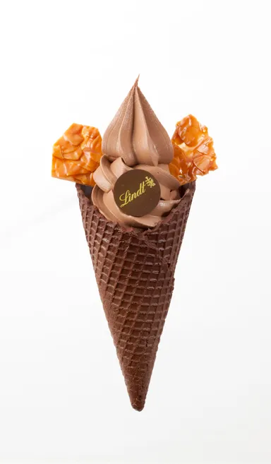 リンツ ソフトクリーム ショコラ コーン／ダーク