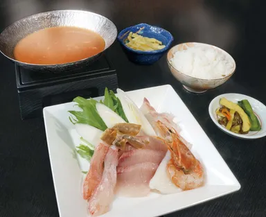 越後の蟹みそブイヤベース海鮮しゃぶしゃぶ 2