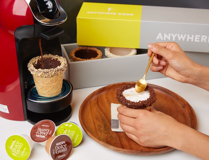 日本初再び！　
SNSやテレビで話題のコーンショットがオンライン販売開始！　
海外で人気のハイブリッドスイーツが自宅で試せる！