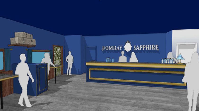 ゴールデン・ウィーク(5月3日～7日)限定！
渋谷の新たなランドマーク『渋谷キャスト』に
“香りの旅”を楽しむボンベイ・サファイアの
デジタルアートバーをオープン