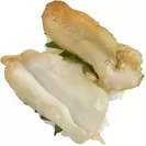 北海道産白つぶ貝食べ比べ（生と炙り）