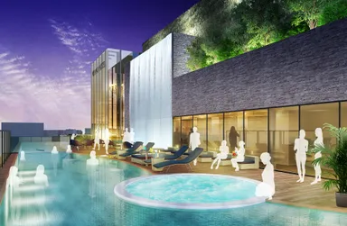 屋外温泉スパイメージ