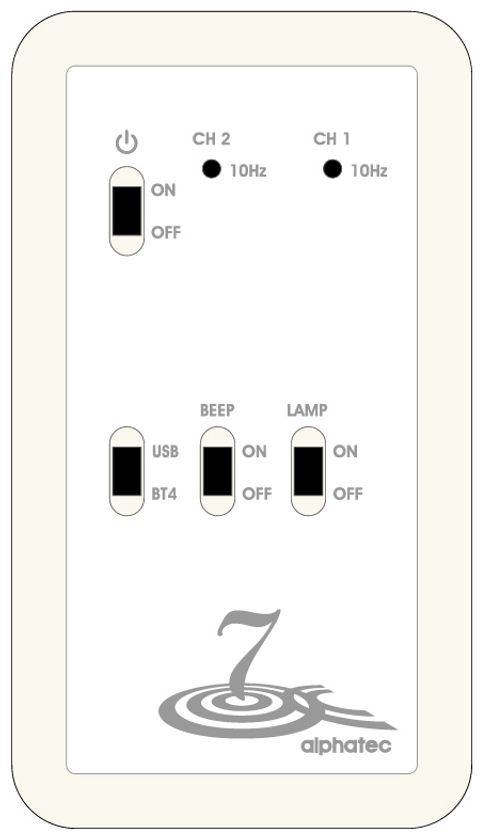 マインドフルネスなどにも活用できる
簡易型ニューロフィードバック装置『アルファテック7』
5月10日発売