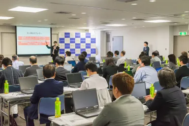 中小企業向け求人作成ワークショップの様子