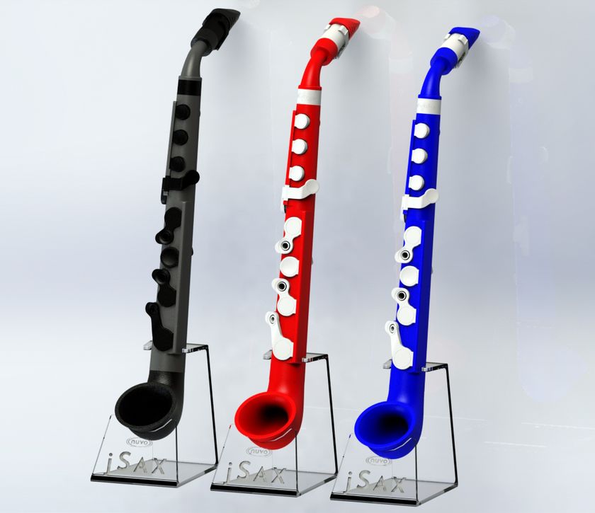 初級者に易しいプラスチック管楽器“Nuvo jSAX”、
初夏にAmazon限定カラー発売