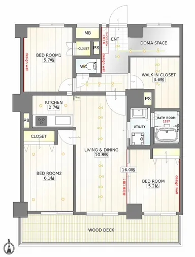 『エスポア浄心III』二期工事プラン B