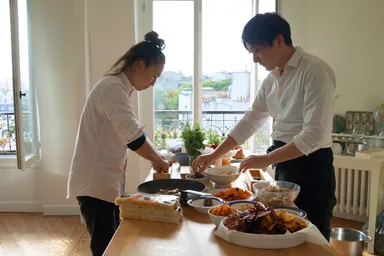 寿司をアートの一つとして創り上げるhoxai kitchen