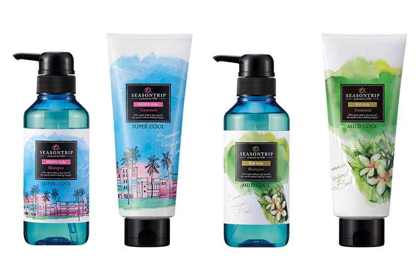 紫外線・汗の臭い…夏の悩みをケアするヘアサロン専売品