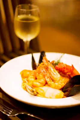 フレッシュなシーフード料理