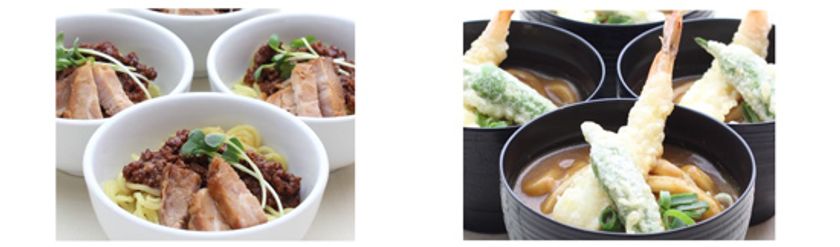 目の前で仕上げる「シェフズ キッチン」　「豚角煮と汁なし担々麺」「海老天入りカレーうどん」が登場！　5月1日（月）～6月30日（金）呉阪急ホテル　バイキング「イルマーレ」