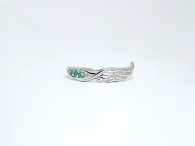 進撃の巨人×MATERIAL CROWN シルバーリング(エレンモデル) リング内側