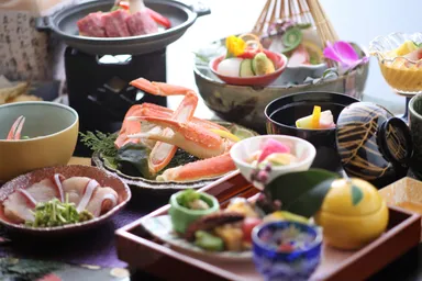 白扇の和会席例1