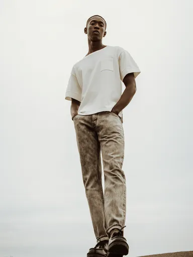 DON PIQUE TEE, LUKE DENIM JEANS