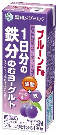 『プルーンFe 1日分の鉄分 のむヨーグルト』