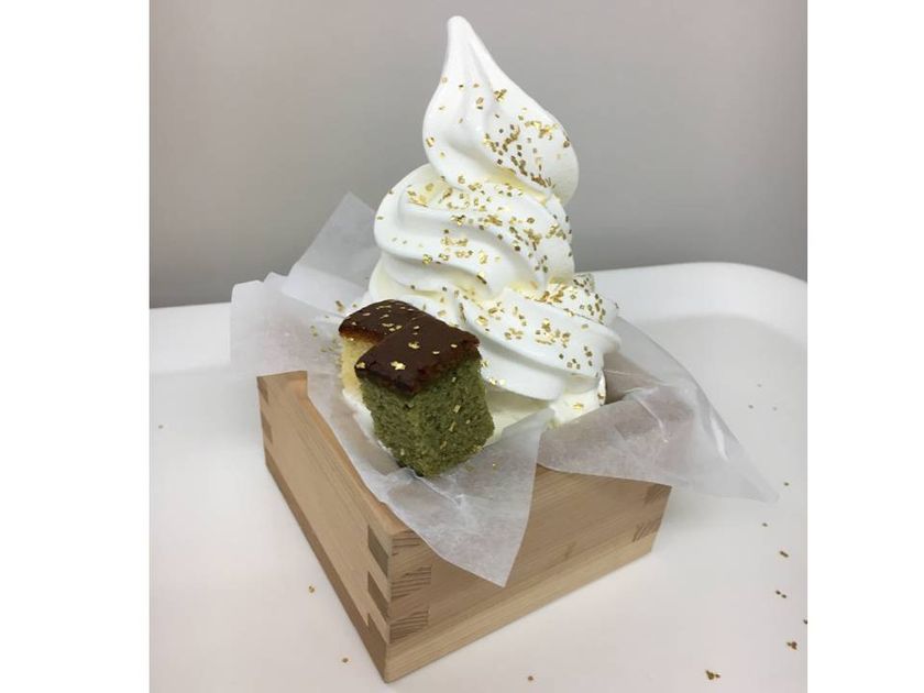 日光で年間50万人以上集客する日光カステラ本舗が
日光東照宮をモデルとした「枡入りソフトクリーム」を
GW期間限定で東武日光駅前店・磐梯日光店で販売