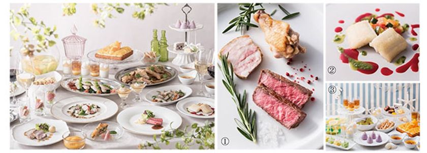 【夏の新フェア開幕】
パワーチャージにぴったりの肉料理を食べ放題で
さらに和×洋の融合するお洒落フレンチも登場
2017年6月1日(木)から
ホテル阪急インターナショナル「ナイト＆デイ」