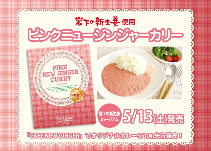 具材は「岩下の新生姜」！やさしいピンク色のカレー
『ピンクニュージンジャーカリー』5月13日発売