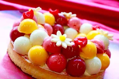 アイスクリームケーキ(5種のフルーツver.)