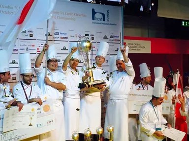 ミラノ万博で世界チャンピオンに輝く