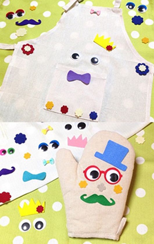 親子でお揃いのオリジナルキッチングッズを作ろう！
エビスタ西宮「親子でエプロン＆ミトン作り」イベント実施！