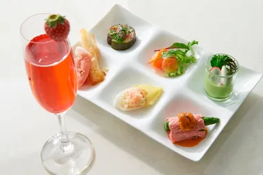 前菜料理＆カクテル(イメージ)