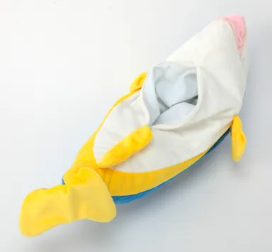 ぶりクッション お腹のファスナー