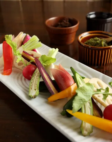 朝どれ野菜と3種の醤