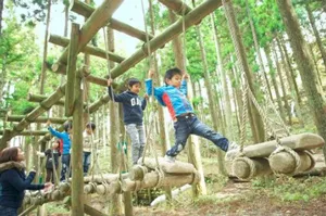 六甲山フィールド・アスレチック場内