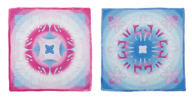 3回目：モンステラ＆プルメリアのタペストリー