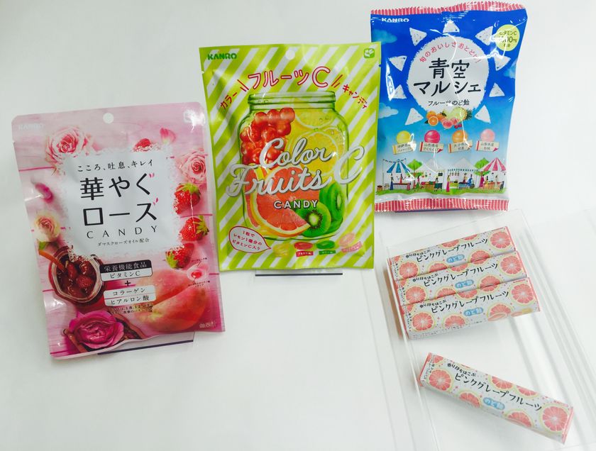 カンロ、キャンディ新4商品を5月に発売　
～イロドリ華やぐひと粒のキャンディ～