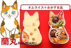 福ねこ弁当：蘭丸(らんまる)