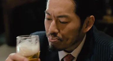 生ビール普及活動中の一コマ