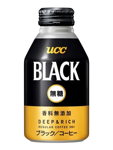 UCC BLACK無糖DEEP＆RICH リキャップ缶275g
