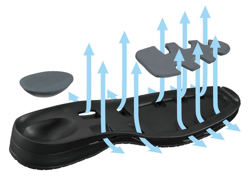 「エアスルーソール」搭載で通気防水性アップ
パワークッションウォーキングシューズ
MC90(男性用) 2017年5月下旬より発売