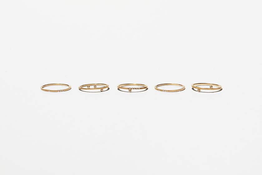 メレダイヤモンドをセッティングした5つのリング登場　
「HASUNA」、新コレクション『eclat ring』6月1日発売