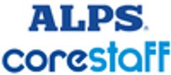 アルプス電気株式会社、コアスタッフ株式会社のロゴ