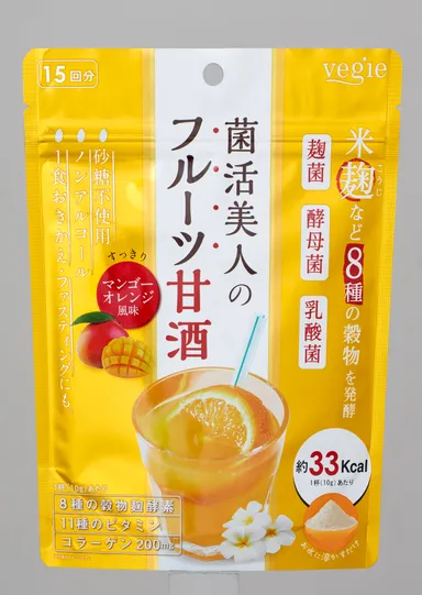 「ベジエ　菌活美人のフルーツ甘酒」パッケージ 2